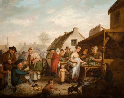 The Scottish Market Place by David Wilkie